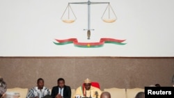 La Cour de justice burkinabè, à Ouagadougou, Burkina Faso, le 17 avril 2015.