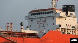 한국 정부가 억류한 홍콩 선적 선박 ‘라이트하우스 윈모어’호. 북한 선박에 불법적으로 정유제품을 이전한 것으로 파악됐다. (자료사진)