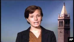 Sarah Shourd via video-link from Berkeley, California, during an exclusive interview with Voice of America's Persian News Network (PNN), 04 Nov 2010