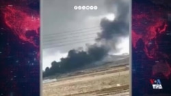  تصاویر مشخص‌تری از بمباران سنگین پادگان المهدی سپاه در ارومیه