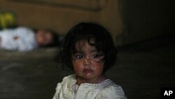 Des enfants originaires de toute l'Amérique centrale passent la frontière illégalement, dans l'espoir de rester aux Etats-Unis (Photo AP) 