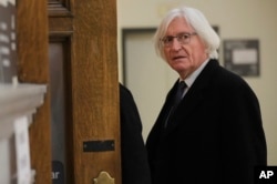 Lawyer for actor and comedian Bill Cosby, Tom Mesereau, arrives for Cosby's sexual assault retrial at the Montgomery County Courthouse in Norristown, Pa., April 10, 2018.