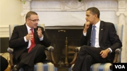 En marzo, el presidente Mauricio Funes visitó a su homólogo Barack Obama en la Casa Blanca.