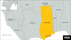 Map of Ghana