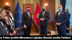 Poseta specijalnog izaslanika EU za Zapadni Balkan Miroslava Lajčaka Crnoj Gori u martu 2021. (Foto: Twitter/Miroslav Lajčak)
