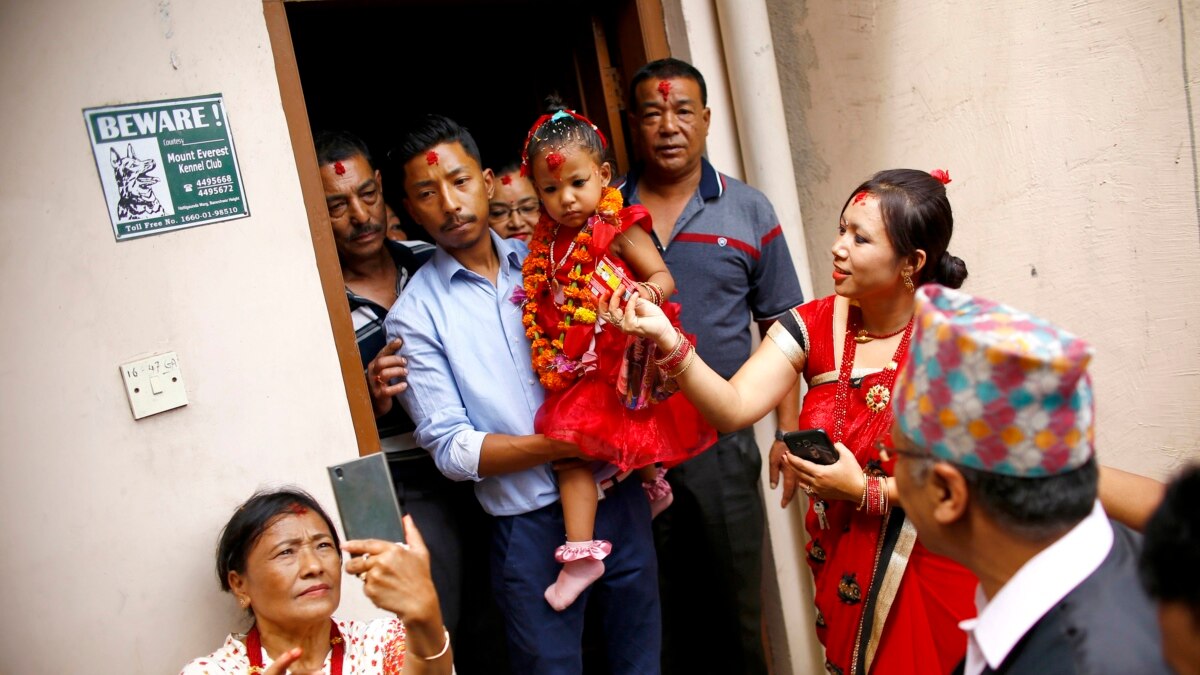 3-year-old Girl Becomes Nepal's New Living Goddess