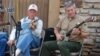 Clyde Davenport and Bobby Fulcher play at Pickett State Park Old Timers Day, Sept. 3, 2006. (Courtesy: Bobby Fulcher)