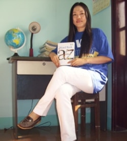 Sixty other people received 50th anniversary Special English T-shirts, book bags and Word Books, including Phan Thi My Hao from Khanh Hoa, Vietnam.