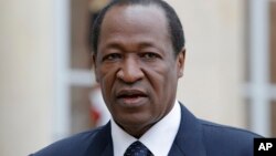 L'ancien président du Burkina Faso, Blaise Compaoré, à Paris, en France, le 18 septembre 2012.