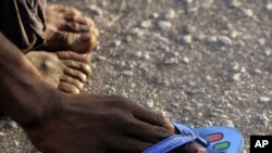 La polio continue de faire des handicappés en Afrique, d'où l'urgence de vacciner les enfants contre la maladie