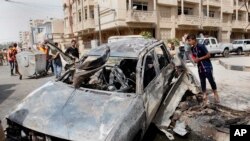 组图:巴格达发生系列袭击 几十人丧生