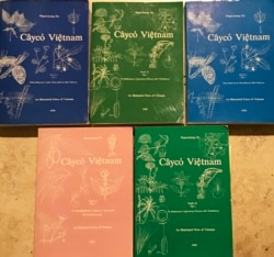 Một số hình bìa bộ sách đồ sộ Cây Cỏ Việt Nam gồm 6 Quyển 2 Tập của Giáo Sư Phạm Hoàng Hộ xuất bản tại hải ngoại [nguồn: Ngô Thế Vinh]