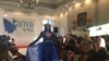 Desfile de moda da marca da estilista nigeriana Vivien Agbakoba, a Anya by Vivien