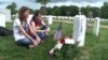 US Soldiers Place Flags at Arlington Cemetery for Memorial Day