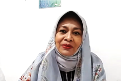 Cendekiawan muslimah Dr Musdah Mulia dalam tangkapan layar. (Foto: VOA/Nurhadi)