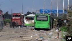 Entre los muertos había 98 habitantes de Foua y Kfarya.