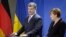 Ангела Меркель и Петр Порошенко 