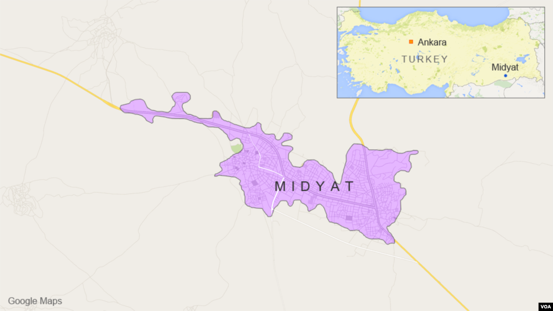 Midyat, Turki.