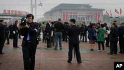 Periodistas internacionales asisten al Congreso del Partido de los Trabajadores en Corea del Norte.