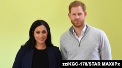 Meghan Markle "Duchess of Sussex" (kiri) dan Pangeran Harry "Duke of Sussex" (foto: dok). 