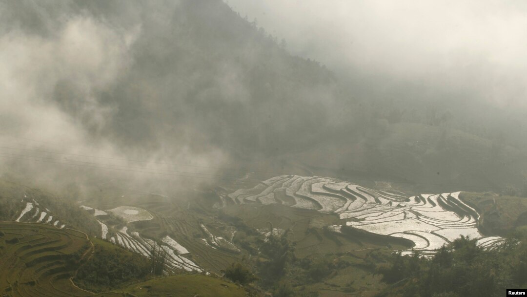 Một khu ruộng bậc thang ở Sapa, Lào Cai REUTERS/Kham 