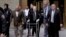 Harvey Weinstein, center, leaves court in New York, Jan. 6, 2020. 