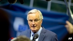 Le négociateur en chef de l'Union européenne pour le Brexit, Michel Barnier, à Luxembourg, le 15 octobre 2019.