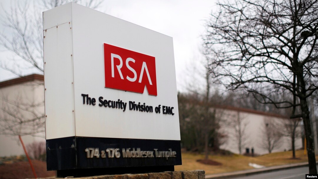 A sign marks the entrance to RAS's facility in Bedford, Massachusetts, March 28, 2014.