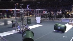 High School Students Compete in Robot Building