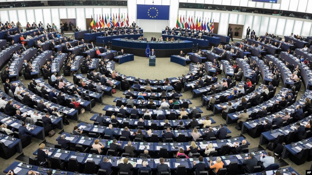 欧盟委员会领导人在欧洲议会做报告（2018年9月12日）