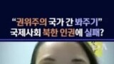 "권위주의 국가 간 봐주기"...국제사회 북한 인권에 실패?