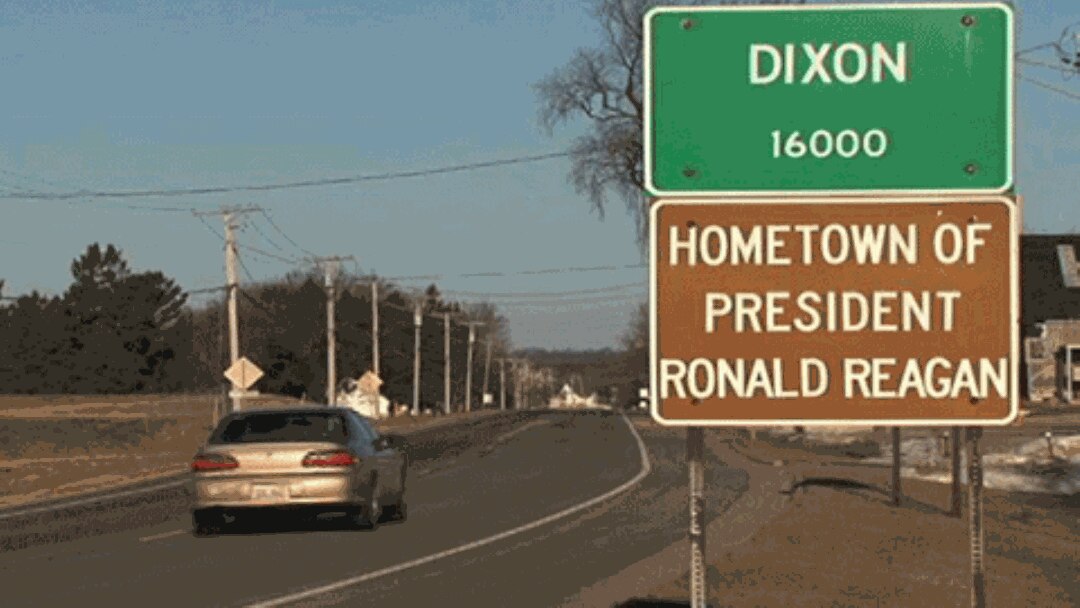 Dikson, rodni grad predsednika Ronalda Regana