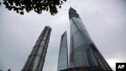 중국의 금융 중심지인 상하이.