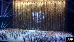 Suasana pembukaan pesta olahraga Asia Tenggara, Sea Games, di Philippine Arena di Bocaue, Provinsi Bulacan, utara Manila, 30 November 2019. (Foto: AFP)