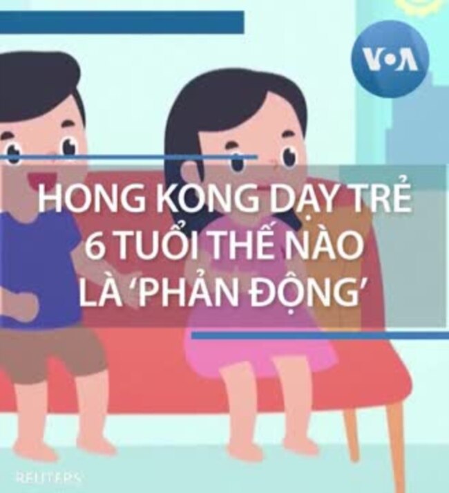 Trung Quốc hướng dẫn Hong Kong dạy trẻ 6 tuổi thế nào là ‘phản động’ 