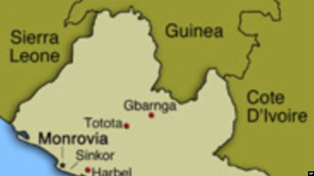 Map of Liberia