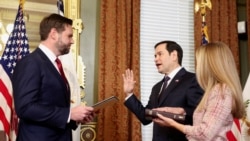 El senador Marco Rubio es el nuevo secretario de Estado y fue juramentado hoy
