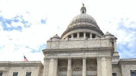 Toby Anderson, 30, attends a rally in Providence, Rhode Island, on Friday, June 5, 2020.