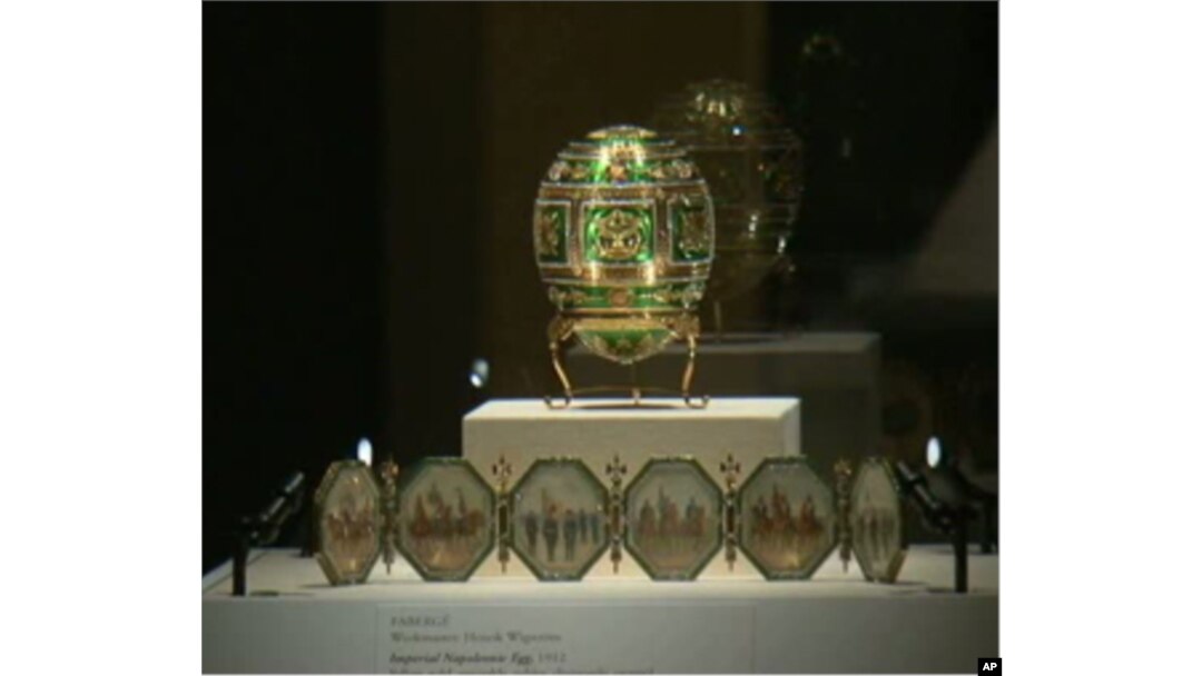 Each of Fabergé's Imperial Easter Eggs contains a surprise inside, such as miniature paintings.