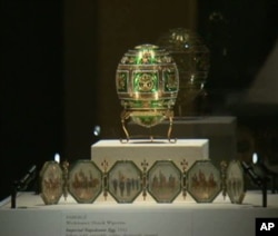Each of Fabergé's Imperial Easter Eggs contains a surprise inside, such as miniature paintings.