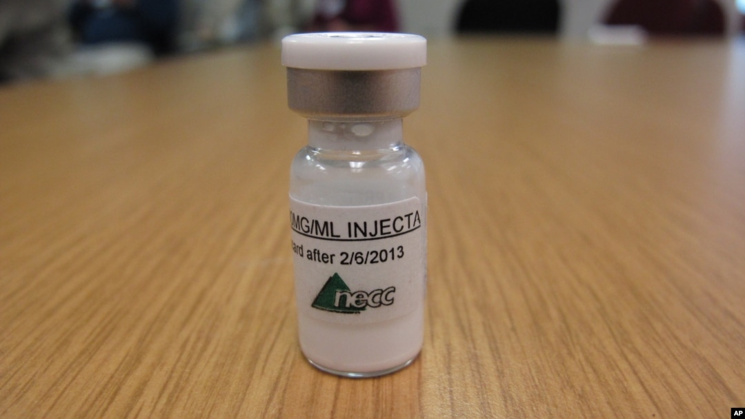 Lọ thuốc steroids, do dược phòng New England Compounding Ceber bào chế, bị nhiễm nấm gây ra viêm màng não