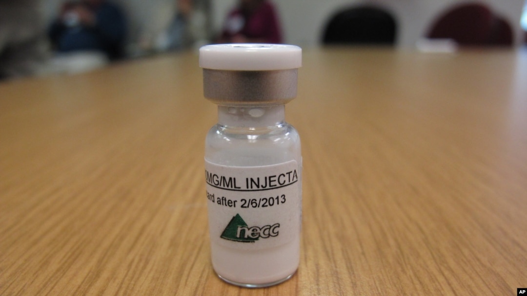 Lọ thuốc chích steroid do công ty New England Compounding Center bào chế