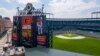 In this aerial photo, Oriole Park at Camden Yards is closed on what would've been Opening Day, March 26, 2020, in Baltimore, Md.