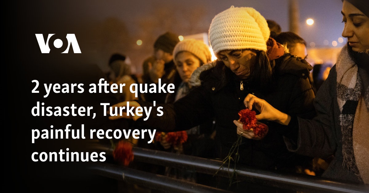 2 years after quake disaster, Turkey's painful recovery continues