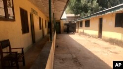 The empty Federal College of Forestry Mechanization school, following an attacked by gunmen in Afaka Nigeria, March 12. 2021.
