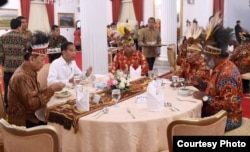 Presiden bertemu tokoh Papua di Jakarta 10 September 2019. (Foto: presidenri.go.id)