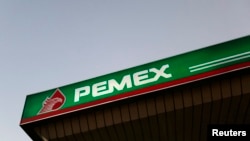 Pom bensin Pemex di Mexico City. 