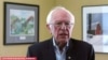 Senator dari negara bagian Vermont, Bernie Sanders mengumumkan dari Burlington, Vermont, Rabu (8/4).