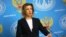 마리아 자하로바 러시아 외무부 대변인