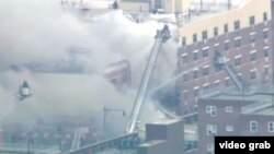 Estados Unidos, Nova Iorque, Explosão de prédio em Manhattan